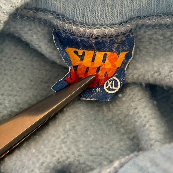 Vintage 1987 Y2K California Raisins Blue World Tour Over Sea's Sweatshirt Sz XL - Picture 10 of 13